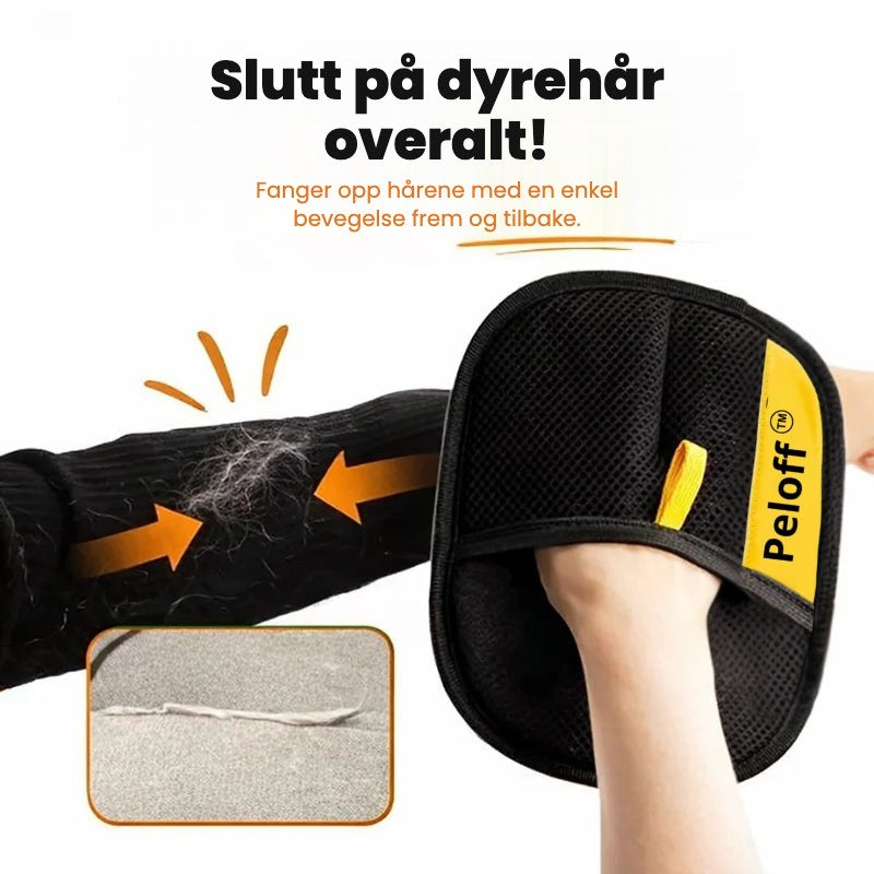PelOff™-hanske mot dyrehår