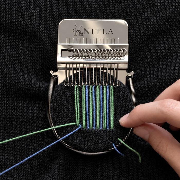 Knitla vevesett
