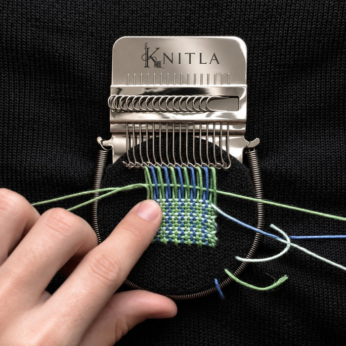 Knitla vevesett