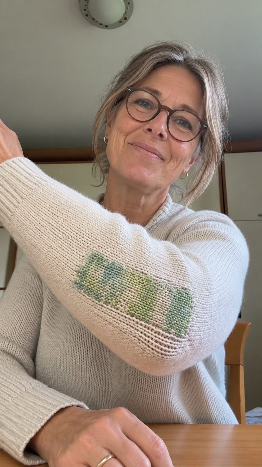 Knitla vevesett